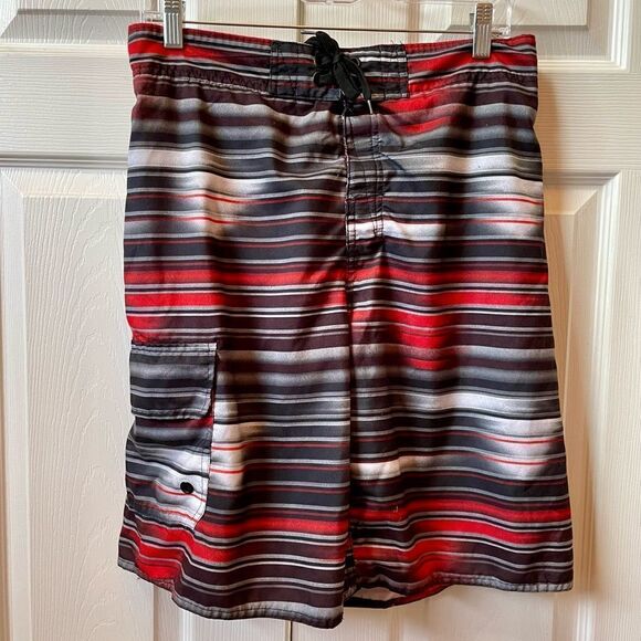 JOE BOXER 10” SWIM TRUNKS SIZE LARGE EUC - Picture 2 of 4